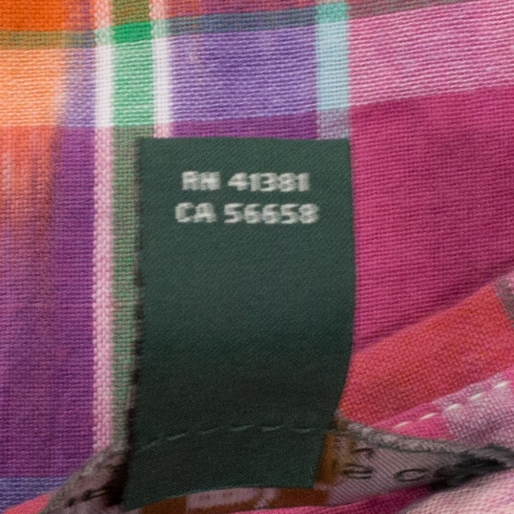 Lauren Jeans Co Medium Womens Button Up Plaid Top - Picture 4 of 6